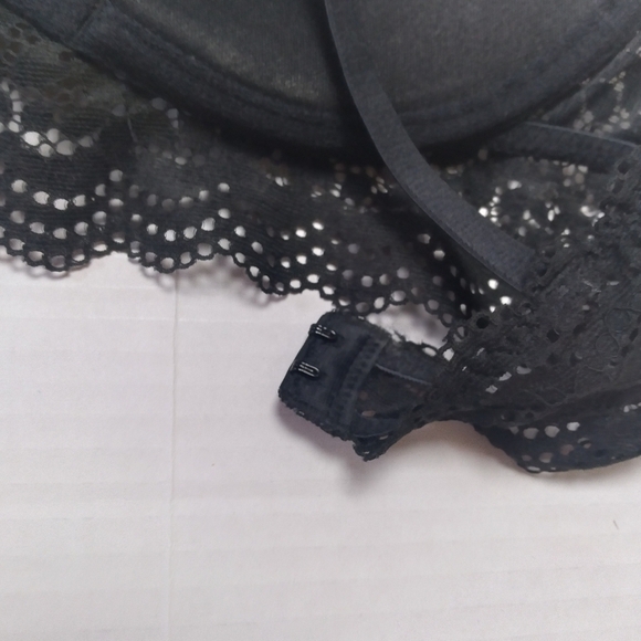 Xhilaration Black Lace Longline Bra Size 34C - Picture 7 of 13